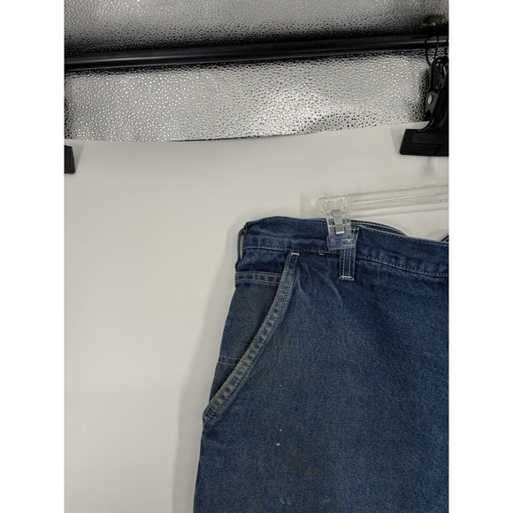 VTG Carhartt Jeans 38x32 382-83 Dungaree Fit Carpenter Work Pants Baggy Distress - Picture 7 of 7